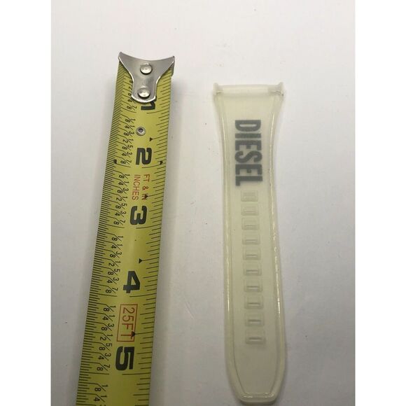 Diesel Watch Parts 2 Piece Plastic Half Band No Clasp 20mm PY208 - Picture 1 of 8